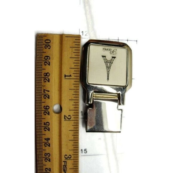 Paris Money Clip Stainless Steel Wallet Credit Card Cash ID Holder Silver - Picture 3 of 9